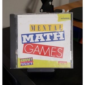 Mental Math Games (PC, 1995) Vintage Computer Gaming CD-ROM